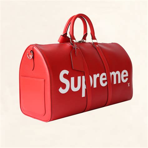 supreme louis vuitton fake duffle bag|supreme Louis Vuitton wallet stockx.